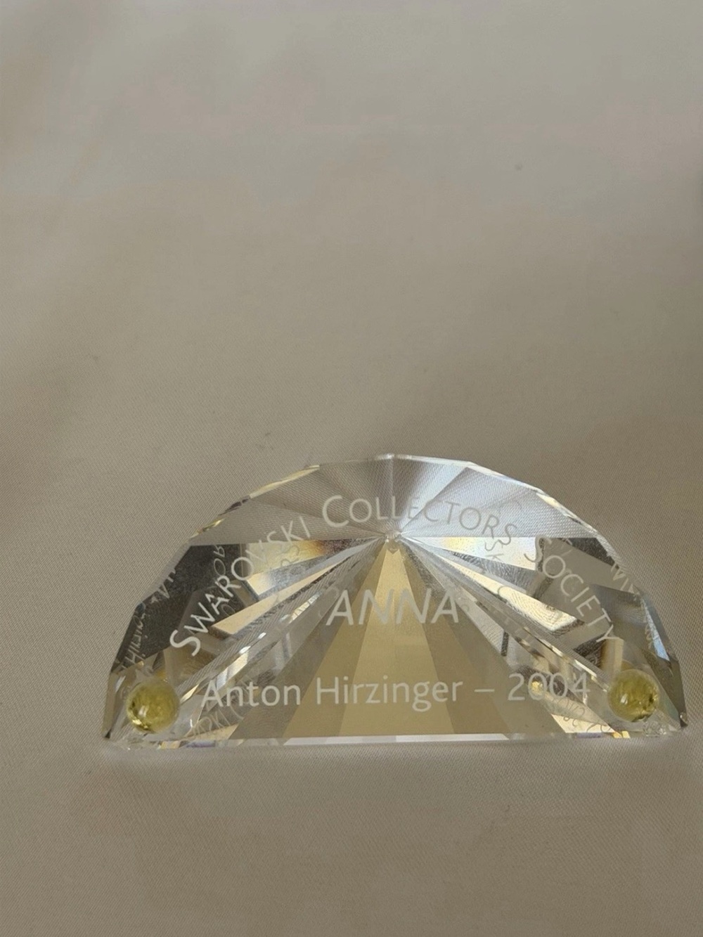 Swarovski Figurine Crystal Shield Anna. Excellent Condition